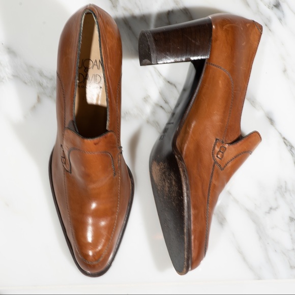 Vintage Joan & David Couture Penny Loafer Heels - Picture 4 of 10